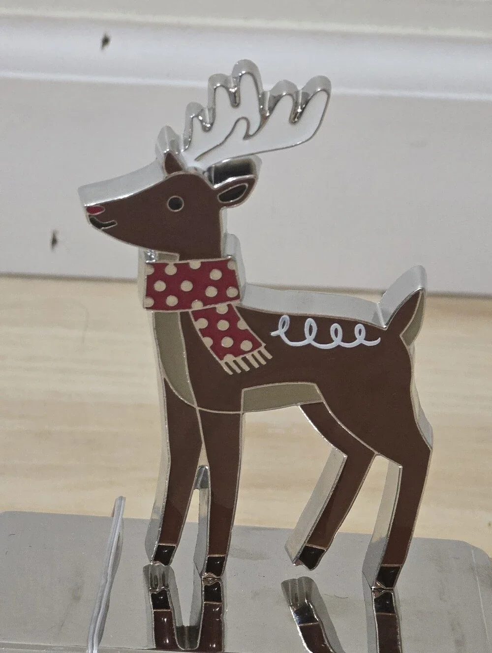 New Holiday Stocking Holders Set - Gingerbread, Polar Bear, Reindeer (Set of 3)
